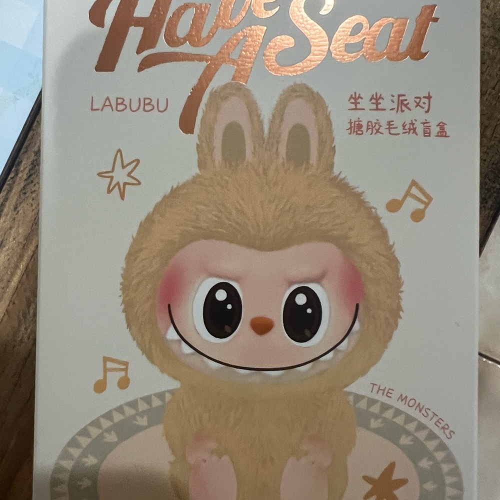 Labubu Beige Bunny Figurine